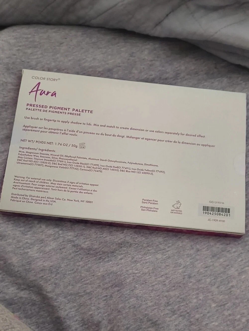 Color Story Aura Eyeshadow Palette - Pink, Purple & Blue Mix
